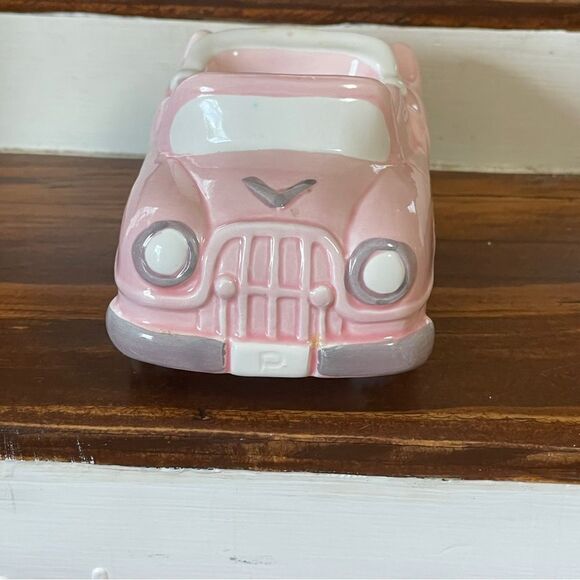 Vintage Vandor Hand Painted Ceramic Pink Cadillac Salt Or Pepper Shaker - Picture 3 of 13